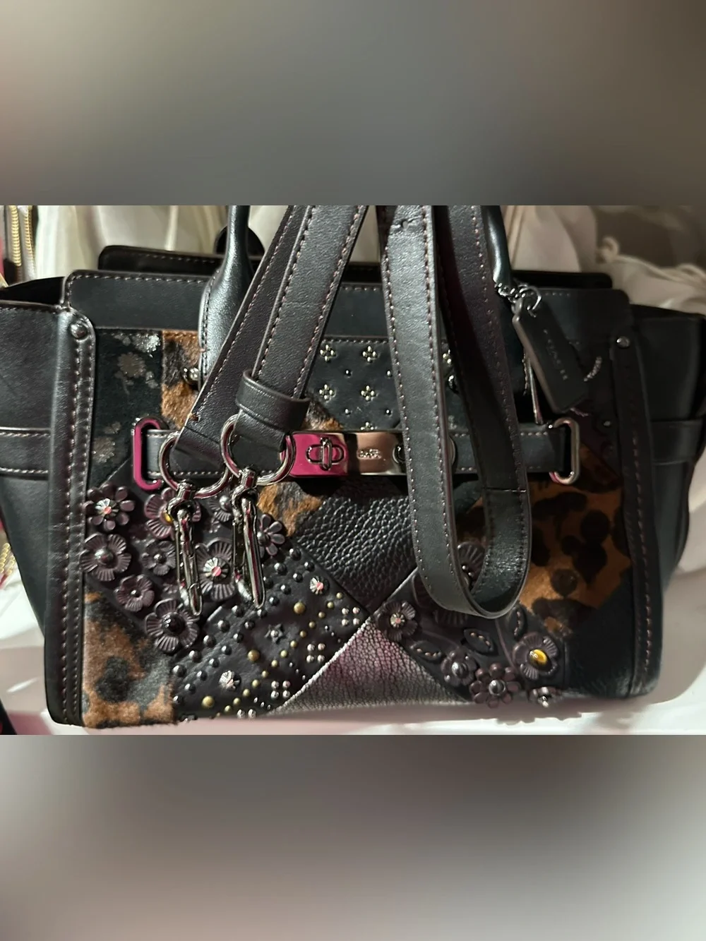 Coach Quilted Canyon Swagger 27